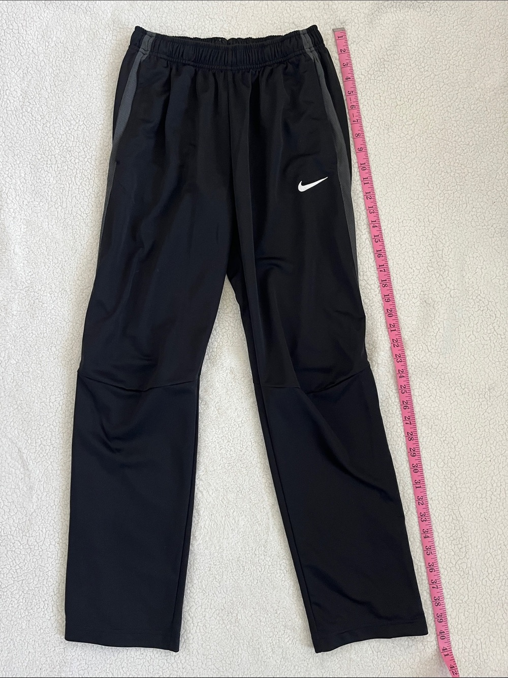 Nike Women’s Black Joggers with Gray Side Stripes